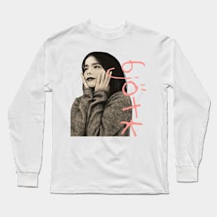 Retro Bjork Fan Art Design Long Sleeve T-Shirt